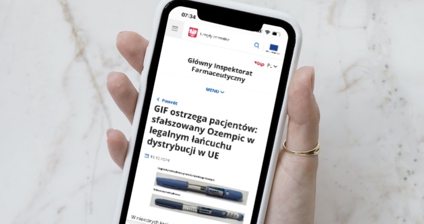 Sfałszowany Ozempic w legalnym łańcuchu dystrybucji w UE