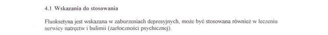 Wskazania wg ChPL
