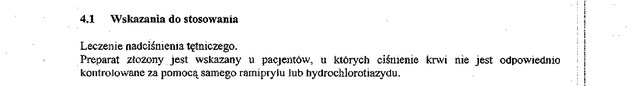 Wskazania wg ChPL
