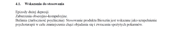 Wskazania wg ChPL