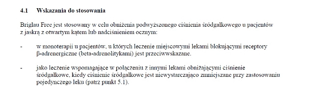 Wskazania wg ChPL
