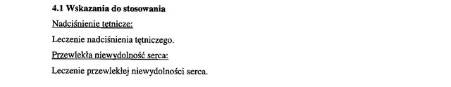 Wskazania wg ChPL