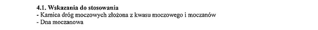 Wskazania wg ChPL