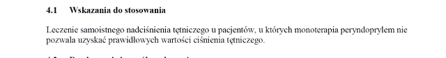 Wskazania wg ChPL