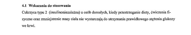 Wskazania wg ChPL