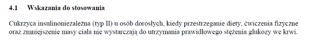 Wskazania wg ChPL