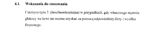 Wskazania wg ChPL