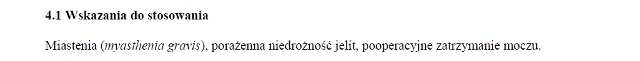 Wskazania wg ChPL