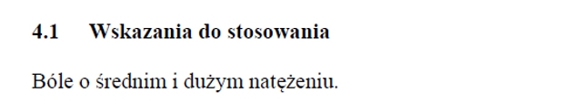Wskazania wg ChPL