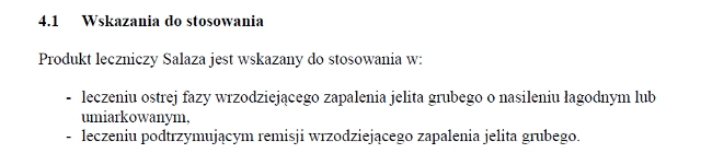 Wskazania wg ChPL
