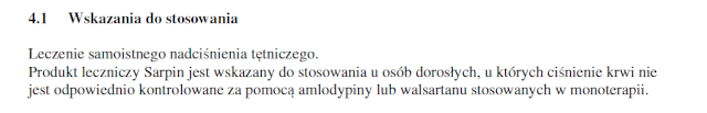 Wskazania wg ChPL