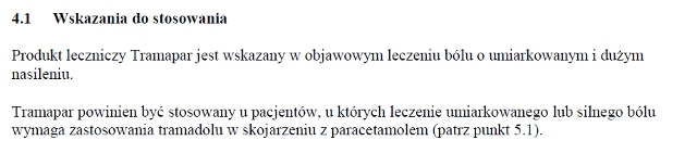 Wskazania wg ChPL