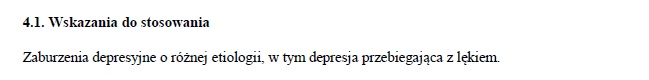 Wskazania wg ChPL