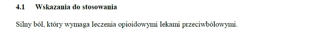 Wskazania wg ChPL